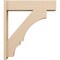 Ekena Millwork 7 1/2-in W x 30-in D x 34-in H Balboa Block Rough Cedar Woodgrain TimberThane Outlooker, Primed Tan OUTUR075X30X34BOA44RCPR - alternate 5